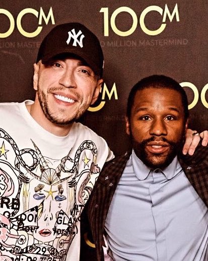 Josh Snow with Floyd Mayweather